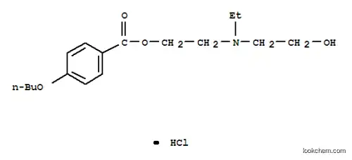 베타-(N-에틸-N-베타-히드록시에틸아미노)에틸 4-n-부톡시벤조에이트 염산염