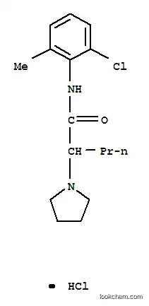 1-피롤리딘아세트아미드, N-(2-클로로-6-메틸페닐)-알파-프로필-, 모노염산염