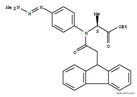 알라닌, N-(p-(3,3-디메틸트리아제노)페닐)-N-(9-플루오레닐아세틸)-, ET HYL ESTER,