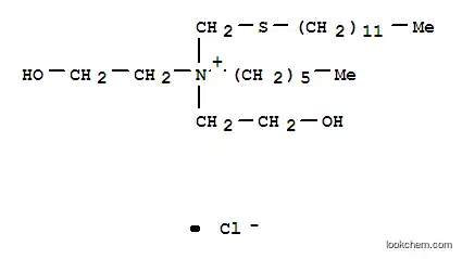N,N-ビス(2-ヒドロキシエチル)-N-[(ドデシルチオ)メチル]-1-ヘキサンアミニウム?クロリド