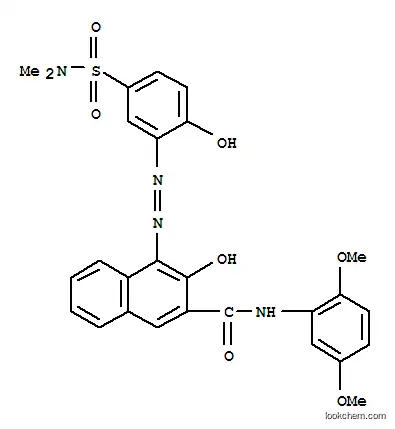 N-(2,5-ジメトキシフェニル)-4-[[5-[(ジメチルアミノ)スルホニル]-2-ヒドロキシフェニル]アゾ]-3-ヒドロキシ-2-ナフタレンカルボアミド