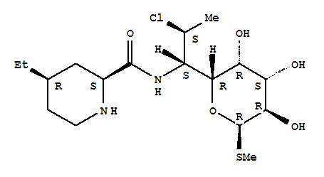 L-threo-a-D-galacto-Octopyranoside,methyl7-chloro-6,7,8-trideoxy-6-[[[(2S,4R)-4-ethyl-2-piperidinyl]carbonyl]amino]-1-thio-