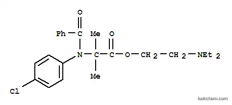 2-디에틸아미노에틸 2-[벤조일-(4-클로로페닐)아미노]-2-메틸-프로파노에이트