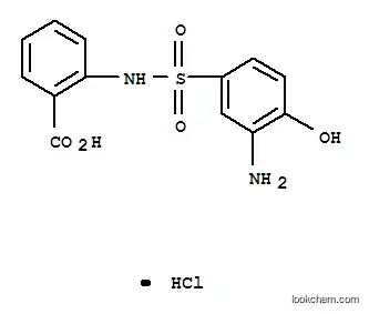 2-[[(3-아미노-4-히드록시페닐)술포닐]아미노]벤조산 염산염