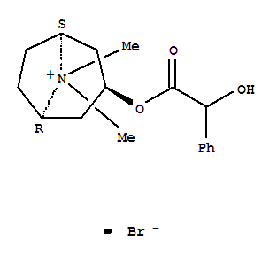 HomatropineMethylbromide;8-Azoniabicyclo[3.2.1]octane,3-[(2-hydroxy-2-phenylacetyl)oxy]-8,8-dimethyl-,bromide(1:1),(3-endo)-