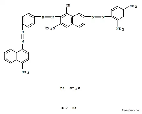 3-[[4-[[4-アミノ-6(または7)-スルホ-1-ナフチル]アゾ]フェニル]アゾ]-6-[(2,4-ジアミノフェニル)アゾ]-4-ヒドロキシ-2-ナフタレンスルホン酸ジナトリウム