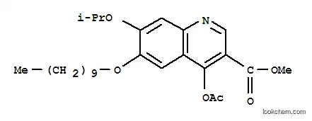4-아세톡시-6-데실옥시-7-이소프로폭시-3-메톡시카르보닐퀴놀린