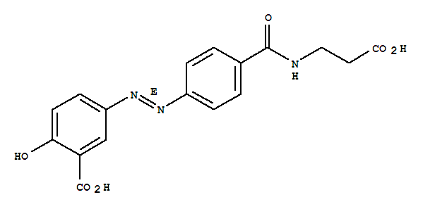 (E)-5-((4-((2-Carboxyethyl)carbamoyl)phenyl)diazenyl)-2-hydroxybenzoicacid