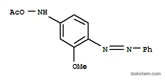 벤젠아민, N-(아세틸옥시)-3-메톡시-4-(페닐아조)-