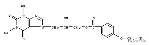 4-벤질하이드록시벤조산 2-하이드록시-3-(테오필린-7-올)프로필 에스테르