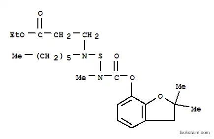 에틸 3-[[(2,2-디메틸-3H-벤조푸란-7-일)옥시카르보닐-메틸-아미노]술파닐-헥실-아미노]프로파노에이트