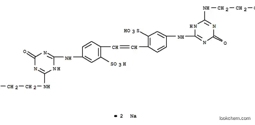 2,2′-(1,2-エテンジイル)ビス[5-[[[1,4-ジヒドロ-6-[(2-ヒドロキシエチル)アミノ]-4-オキソ-1,3,5-トリアジン]-2-イル]アミノ]ベンゼンスルホン酸]ジナトリウム