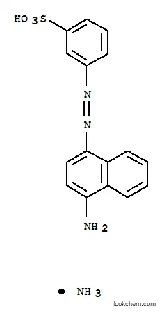 암모늄 m-[(4- 아미노 -1- 나프 틸) 아조] 벤젠 설포 네이트