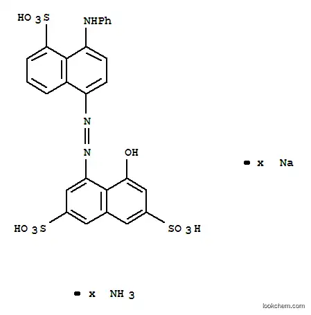5-[(4-아닐리노-5-술포-1-나프틸)아조]-4-히드록시나프탈렌-2,7-디술폰산, 암모늄나트륨염