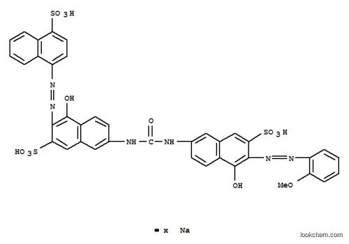 4-[1-ヒドロキシ-6-[[[[5-ヒドロキシ-6-(2-メトキシフェニルアゾ)-7-スルホ-2-ナフタレニル]アミノ]カルボニル]アミノ]-3-スルホ-2-ナフタレニルアゾ]-1-ナフタレンスルホン酸/ナトリウム