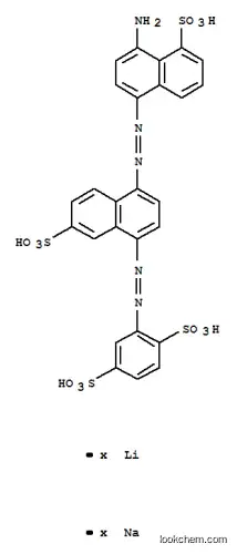 2-[[4-[(4-아미노-5-술포-1-나프틸)아조]-7-술포-1-나프틸]아조]벤젠-1,4-디술폰산, 리튬나트륨염