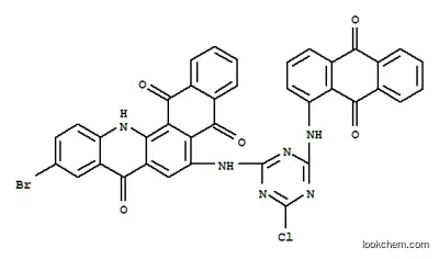 10-ブロモ-6-[[4-クロロ-6-[[(9,10-ジヒドロ-9,10-ジオキソアントラセン)-1-イル]アミノ]-1,3,5-トリアジン-2-イル]アミノ]ナフト[2,3-c]アクリジン-5,8,14(13H)-トリオン