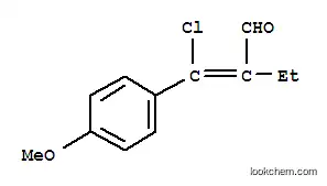 2-[クロロ(4-メトキシフェニル)メチレン]ブタナール