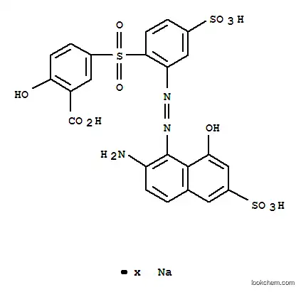 5-[[2-[(2-アミノ-8-ヒドロキシ-6-スルホナフタレン-1-イル)アゾ]-4-スルホフェニル]スルホニル]-2-ヒドロキシ安息香酸/ナトリウム