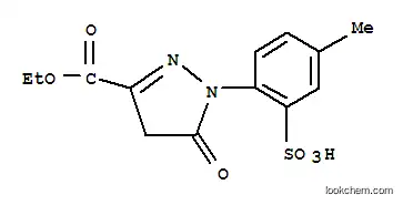 2-[(3-エトキシカルボニル-4,5-ジヒドロ-5-オキソ-1H-ピラゾール)-1-イル]-5-メチルベンゼンスルホン酸