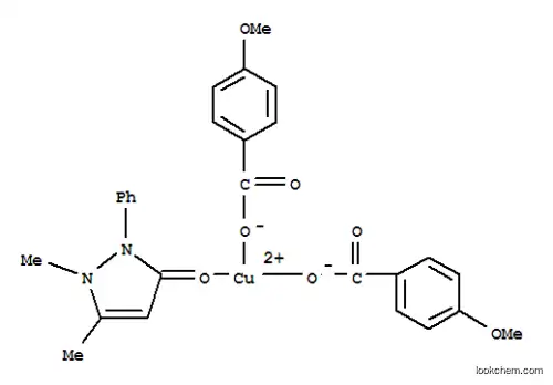 구리, 1,5-디메틸-2-페닐-피라졸-3-온, 4-메톡시벤조에이트
