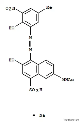 7-(アセチルアミノ)-3-ヒドロキシ-4-[(2-ヒドロキシ-5-メチル-3-ニトロフェニル)アゾ]-1-ナフタレンスルホン酸ナトリウム