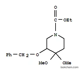 에틸 4,4-디메톡시-3-(페닐메톡시)피페리딘-1-카르복실레이트