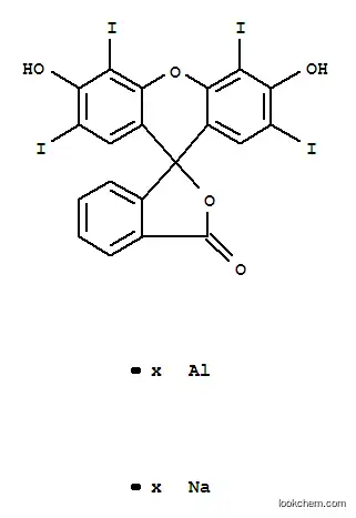 2-(3,6-디히드록시-2,4,5,7-테트라요오도크산텐-9-일)벤조산, 알루미늄 나트륨염