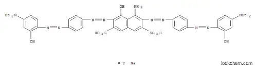 4-アミノ-3,6-ビス[[4-[[4-(ジエチルアミノ)-2-ヒドロキシフェニル]アゾ]フェニル]アゾ]-5-ヒドロキシ-2,7-ナフタレンジスルホン酸ジナトリウム