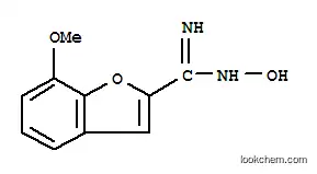 2-벤조푸란카복시이미드아미드, N-하이드록시-7-메톡시-