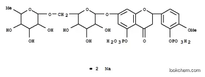 (2S)-7-[[6-O-(6-デオキシ-α-L-マンノピラノシル)-β-D-グルコピラノシル]オキシ]-2,3-ジヒドロ-2α-[4-メトキシ-3-(ホスホノオキシ)フェニル]-5-(ホスホノオキシ)-4H-1-ベンゾピラン-4-オン?2ナトリウム
