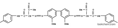 2,2′-[(3,3′-ジメトキシ[1,1′-ビフェニル]-4,4′-ジイル)ビス(アゾ)]ビス[N-(4-メトキシフェニル)-3-オキソブタンアミド]