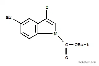 5-브로모-3-요오도인돌-1-카르복실산 tert-부틸 에스테르