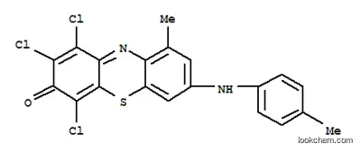 1,2,4-トリクロロ-9-メチル-7-[(4-メチルフェニル)アミノ]-3H-フェノチアジン-3-オン