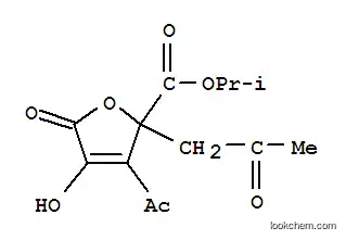 3-アセチル-2,5-ジヒドロ-4-ヒドロキシ-5-オキソ-2-(2-オキソプロピル)-2-フランカルボン酸1-メチルエチル