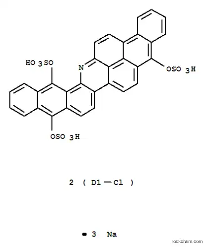 삼나트륨 디클로로안트라[2,1,9-mna]나프트[2,3-h]아크리딘-5,10,15-트리일 트리스(황산염)