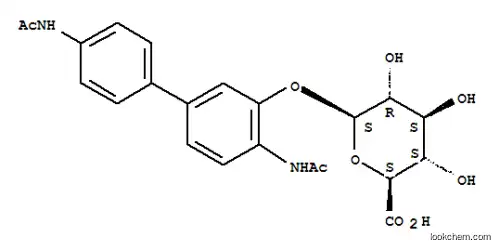 베타-D-글루코피라노시두론산, 4,4'-비스(아세틸아미노)(1,1'-비페닐)-3-일