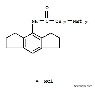 2- 디 에틸 아미노 -N- (1,2,3,5,6,7- 헥사 하이드로 -s- 인다 센 -4- 일) 아세트 아미드 하이드로 클로라이드