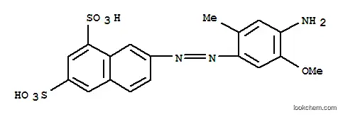 7-[(4-アミノ-5-メトキシ-2-メチルフェニル)アゾ]-1,3-ナフタレンジスルホン酸