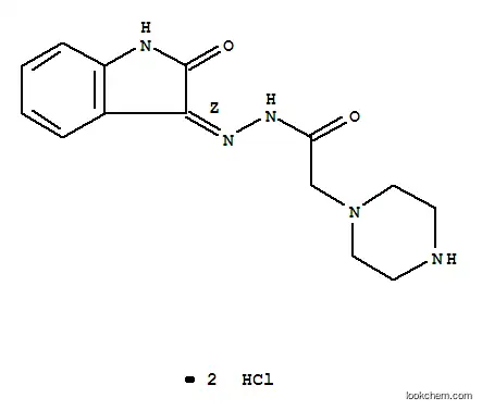 1-피페라진아세트산, (2-옥소-3-인돌리닐리덴)히드라지드, 디히드로염화물, 세스키수화물, (Z)-