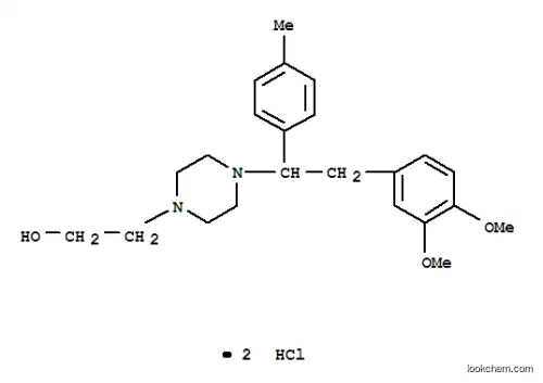 1-피페라진에탄올, 4-(2-(3,4-디메톡시페닐)-1-(4-메틸페닐)에틸)-, 디히드로클로라이드