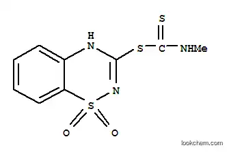 메틸-4H-1,2,4-벤조티아디아진-3-일-카바모디티오에이트-S,S-디옥사이드