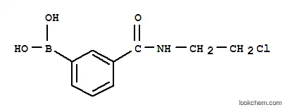 3-(2-클로로에틸카르바모일)벤젠붕소산