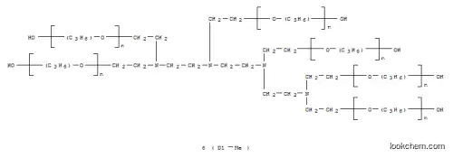 폴리[옥시(메틸-1,2-에탄디일)], .알파.-하이드로-.오메가.-하이드록시-, 에테르, 3,6,9,12-테트라키스(2-하이드록시메틸에틸)디메틸-3,6,9,12 ,1,14-테트라아자테트라데칸-XNUMX-디올