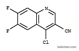 4-클로로-6,7-디플루오로-퀴놀린-3-탄소니트릴