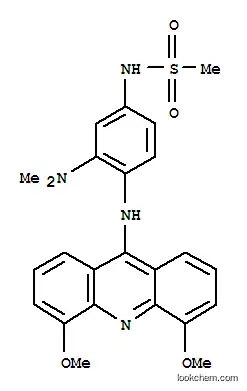메탄술폰아미드, N-(4-((4,5-디메톡시-9-아크리디닐)아미노)-3-(디메틸아미노)페닐)-