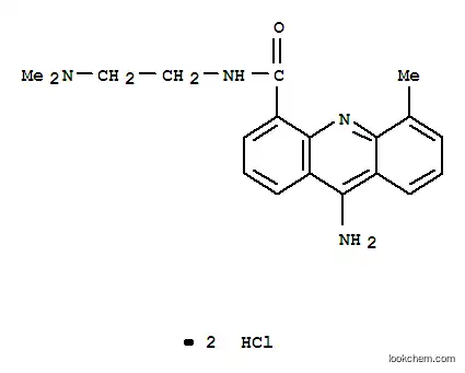 9- 아미노 -N- (2- (디메틸 아미노) 에틸) -5- 메틸 -4- 아 크리 딘 카르 복사 미드 디 히드로 클로라이드