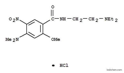 N-[2-(디에틸아미노)에틸]-4-(디메틸아미노)-2-메톡시-5-니트로벤즈아민드 클로로수화물