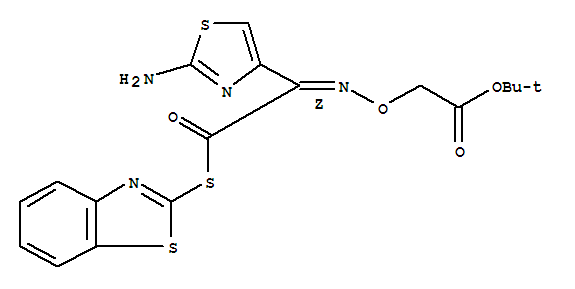 S)-2-Benzothiazolyl(Z)-2-(2-aminothiazole-4-yl)-2-methoxycarbonylmethoxyiminothioacetate