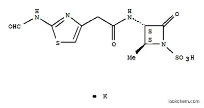 (2S)-3α-[[[2-(ホルミルアミノ)-4-チアゾリル]アセチル]アミノ]-2β-メチル-4-オキソ-1-アゼチジンスルホン酸カリウム